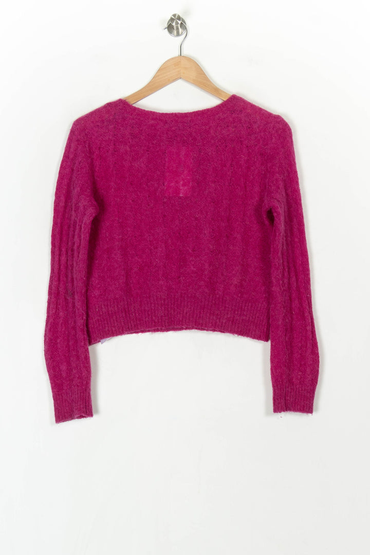 Pull Rose - Taille XS/34 de la marque Caroll | PARAD121276 - Vendu par Paradigme - Image 5