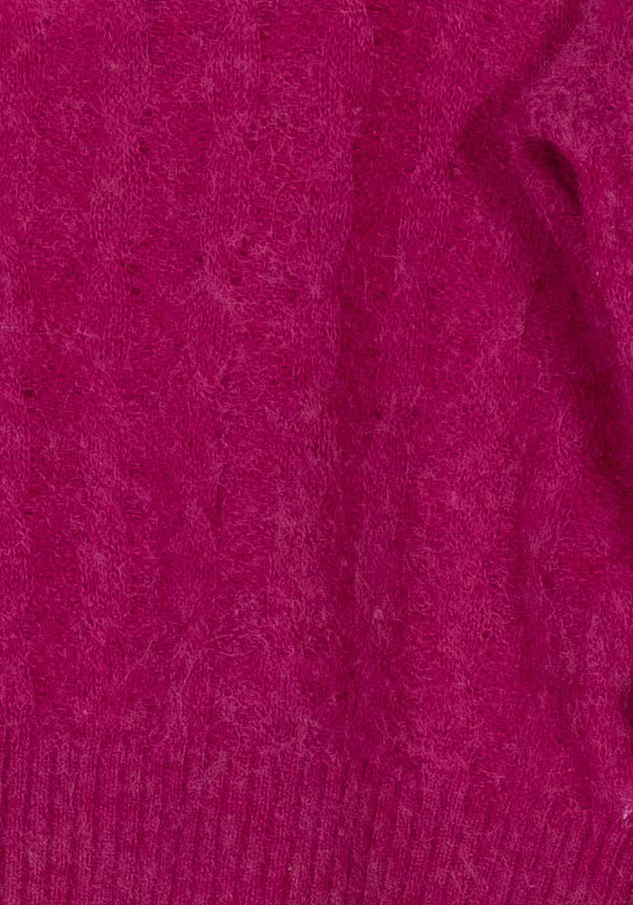 Pull Rose - Taille XS/34 de la marque Caroll | PARAD121276 - Vendu par Paradigme - Image 3