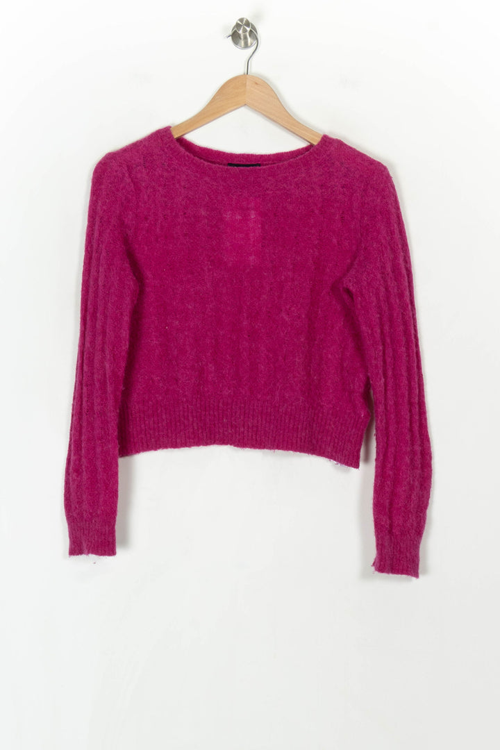 Pull Rose - Taille XS/34 de la marque Caroll | PARAD121276 - Vendu par Paradigme - Image 2