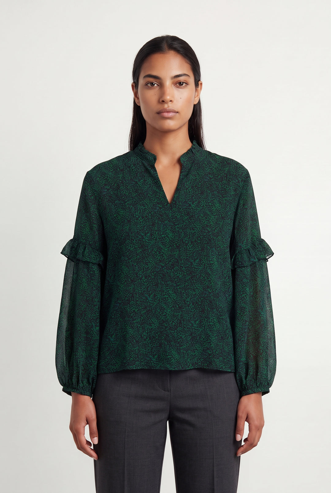 Blouse Verte - Taille L/40 de la marque One Step | PARAD121278 - Vendu par Paradigme - Image 1
