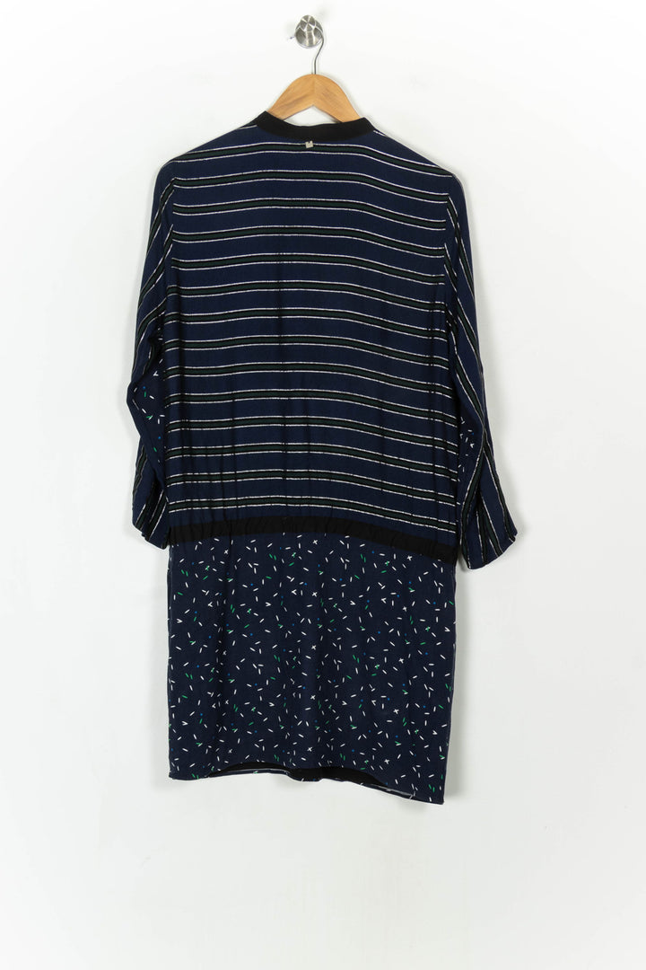 Robe Courte Bleu Marine et Blanc - Taille XL/42 de la marque I.Code | PARAD121282 - Vendu par Paradigme - Image 5