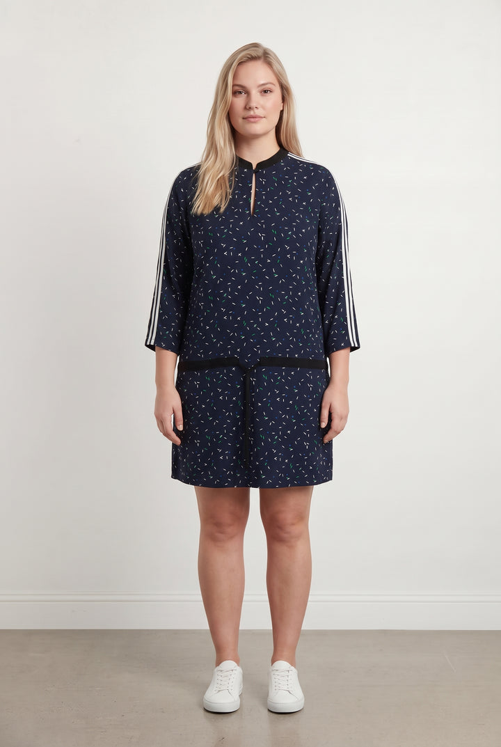 Robe Courte Bleu Marine et Blanc - Taille XL/42 de la marque I.Code | PARAD121282 - Vendu par Paradigme - Image 1