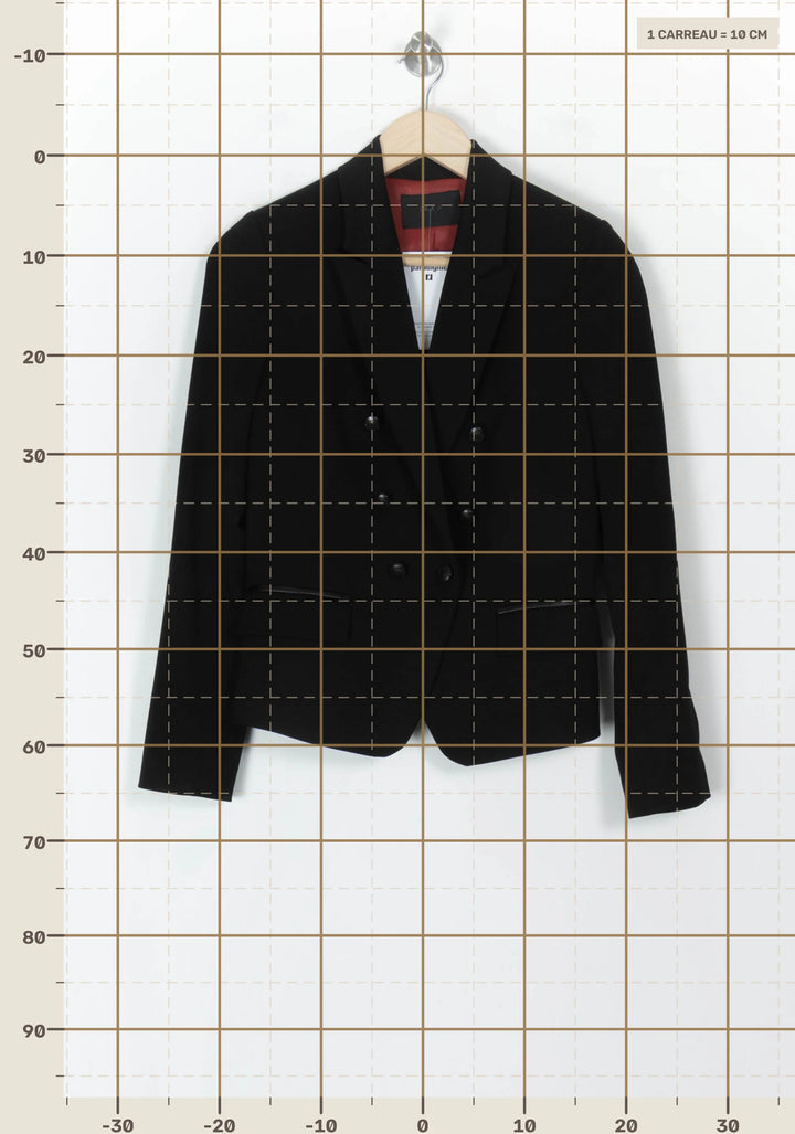Blazer Noir - Taille XS/34 de la marque IKKS | PARAD121283 - Vendu par Paradigme - Image 4
