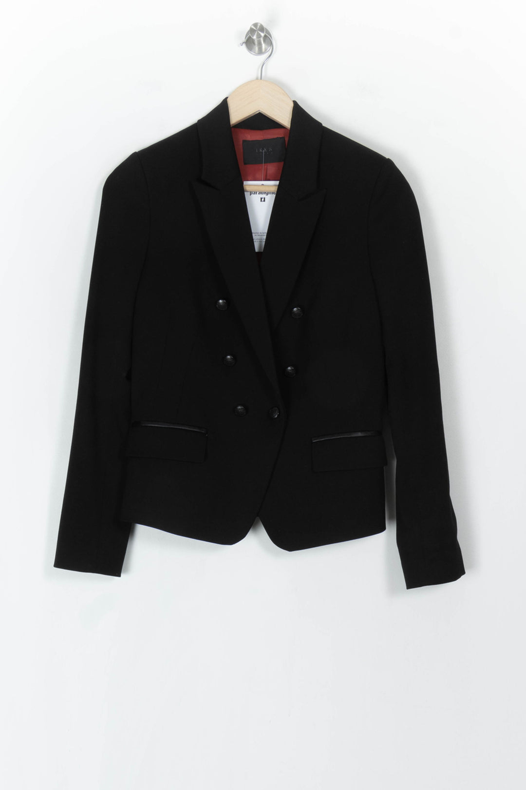 Blazer Noir - Taille XS/34 de la marque IKKS | PARAD121283 - Vendu par Paradigme - Image 2
