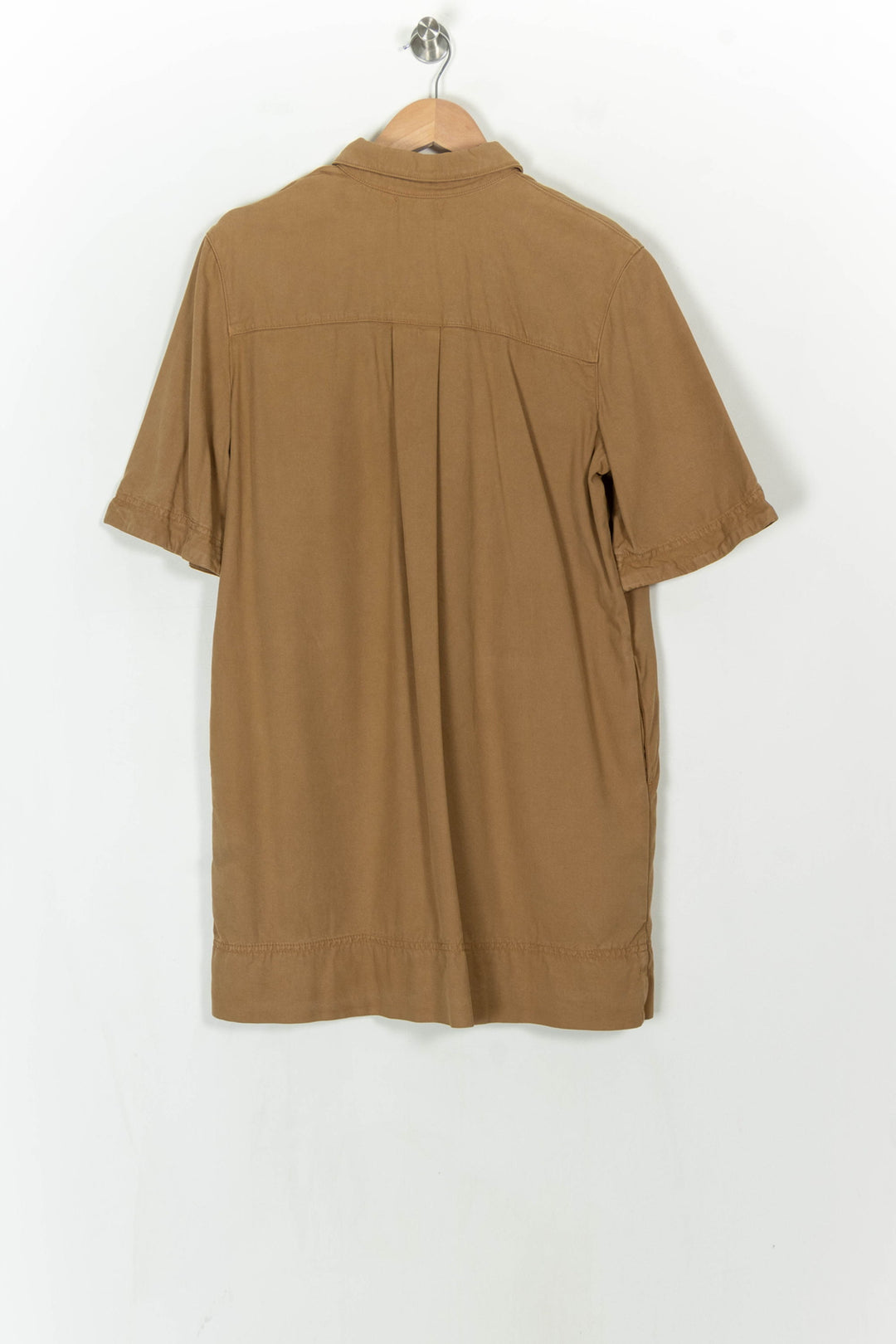 Robe Chemise Marron - Taille M/38 de la marque Des petits hauts | PARAD121286 - Vendu par Paradigme - Image 5