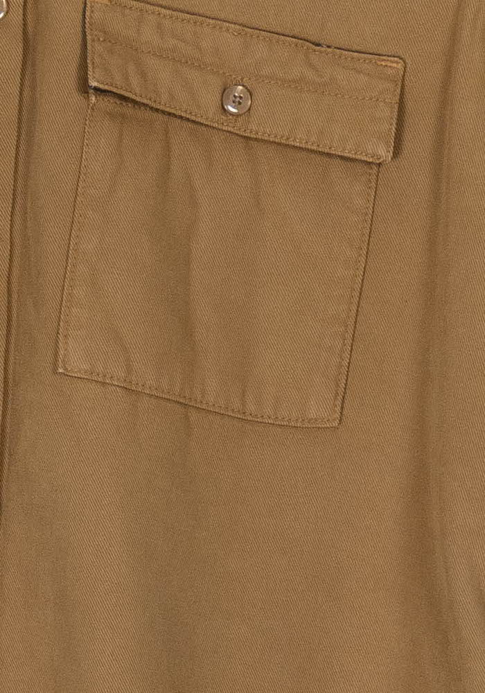 Robe Chemise Marron - Taille M/38 de la marque Des petits hauts | PARAD121286 - Vendu par Paradigme - Image 3