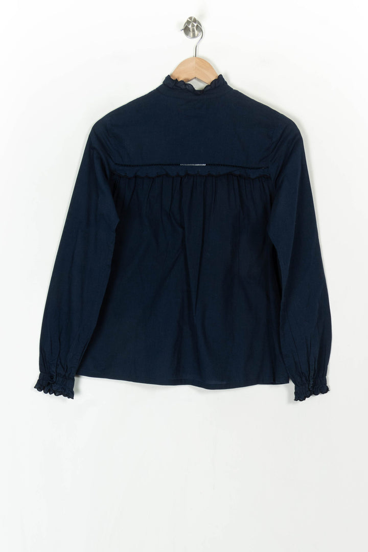 Blouse Bleue - Taille S/36 de la marque Sézane | PARAD121288 - Vendu par Paradigme - Image 5