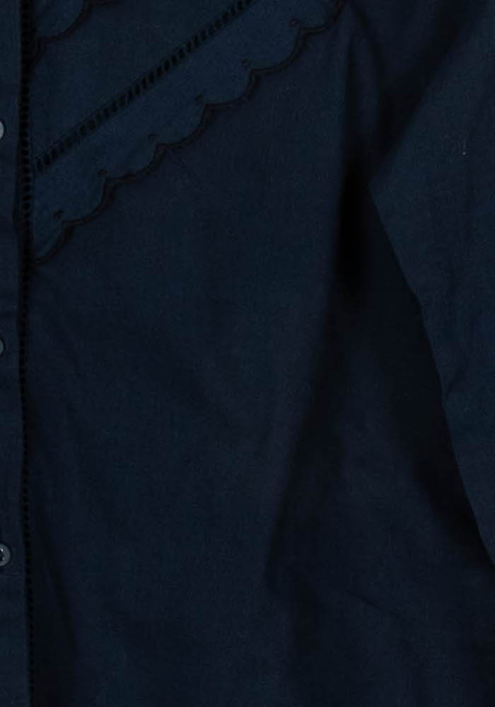 Blouse Bleue - Taille S/36 de la marque Sézane | PARAD121288 - Vendu par Paradigme - Image 3