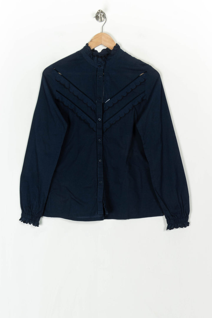 Blouse Bleue - Taille S/36 de la marque Sézane | PARAD121288 - Vendu par Paradigme - Image 2