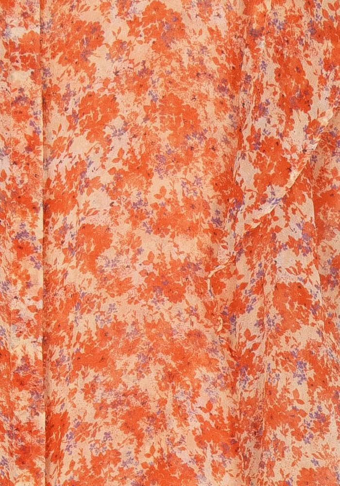 Blouse Orange et Blanche - Taille S/36 de la marque Caroll | PARAD121290 - Vendu par Paradigme - Image 3