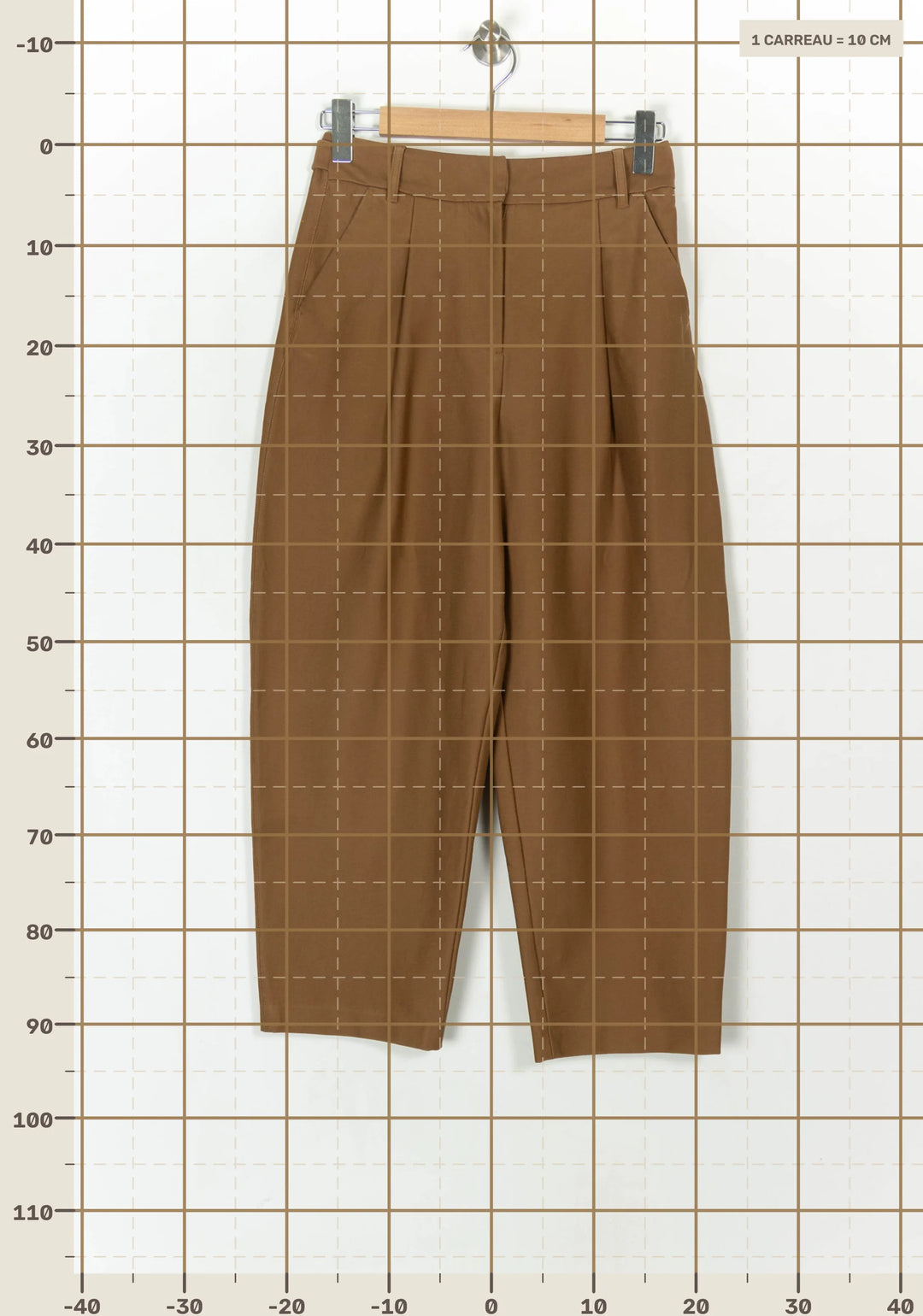 Pantalon Marron - Taille S/36 de la marque Comptoir des Cotonniers | PARAD121291 - Vendu par Paradigme - Image 4