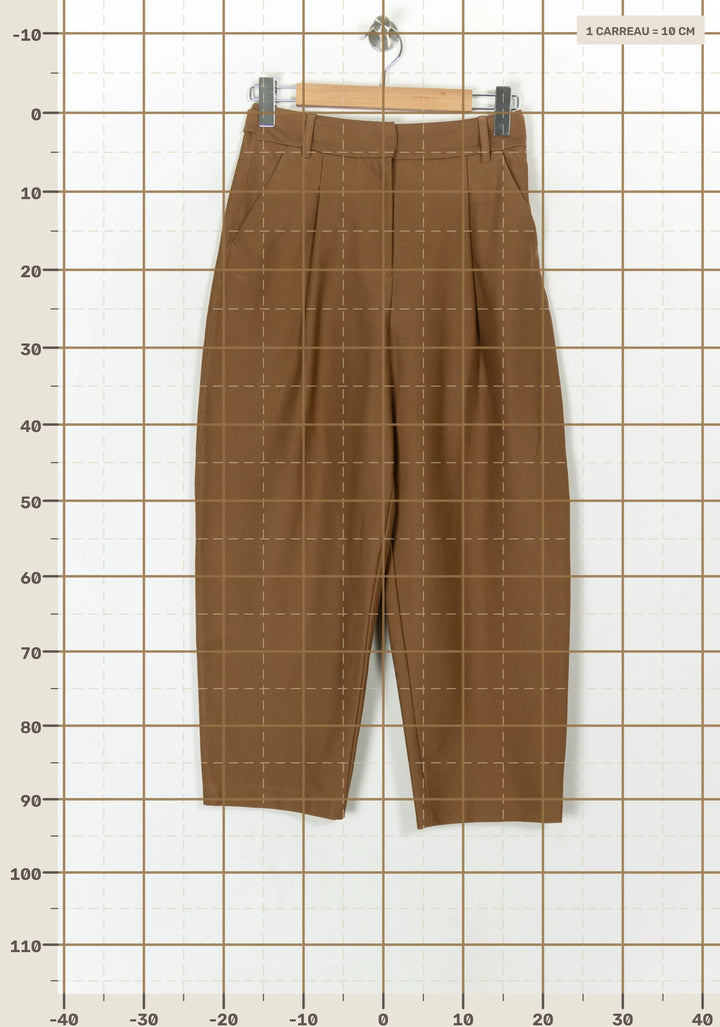 Pantalon Marron - Taille S/36 de la marque Comptoir des Cotonniers | PARAD121291 - Vendu par Paradigme - Image 4