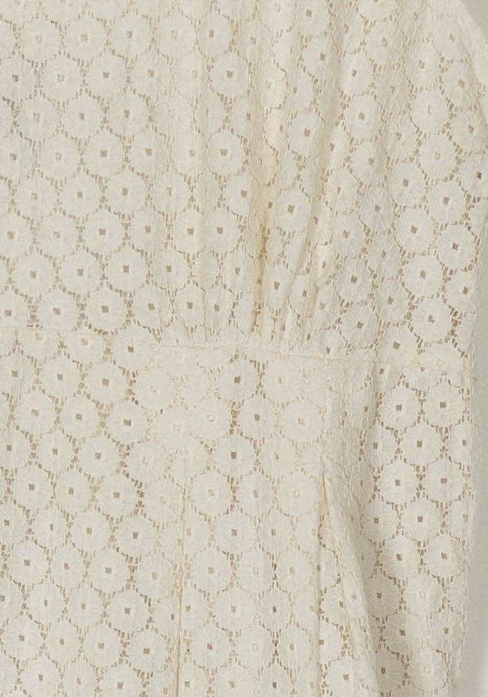 Robe Dentelle Blanche - Taille S/36 de la marque Caroll | PARAD121295 - Vendu par Paradigme - Image 3
