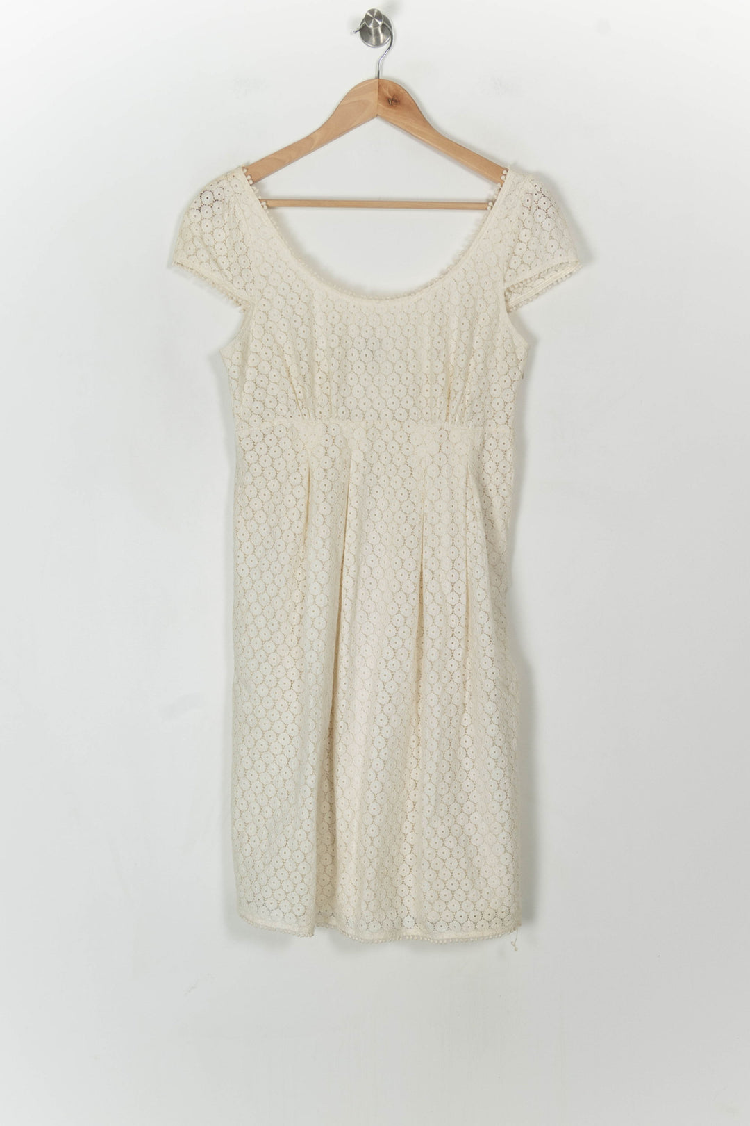 Robe Dentelle Blanche - Taille S/36 de la marque Caroll | PARAD121295 - Vendu par Paradigme - Image 2