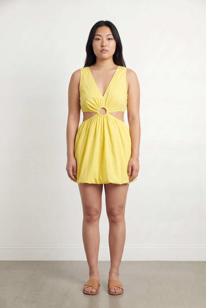 Robe Courte Jaune - Taille XL/42 de la marque Des petits hauts | PARAD121296 - Vendu par Paradigme - Image 1