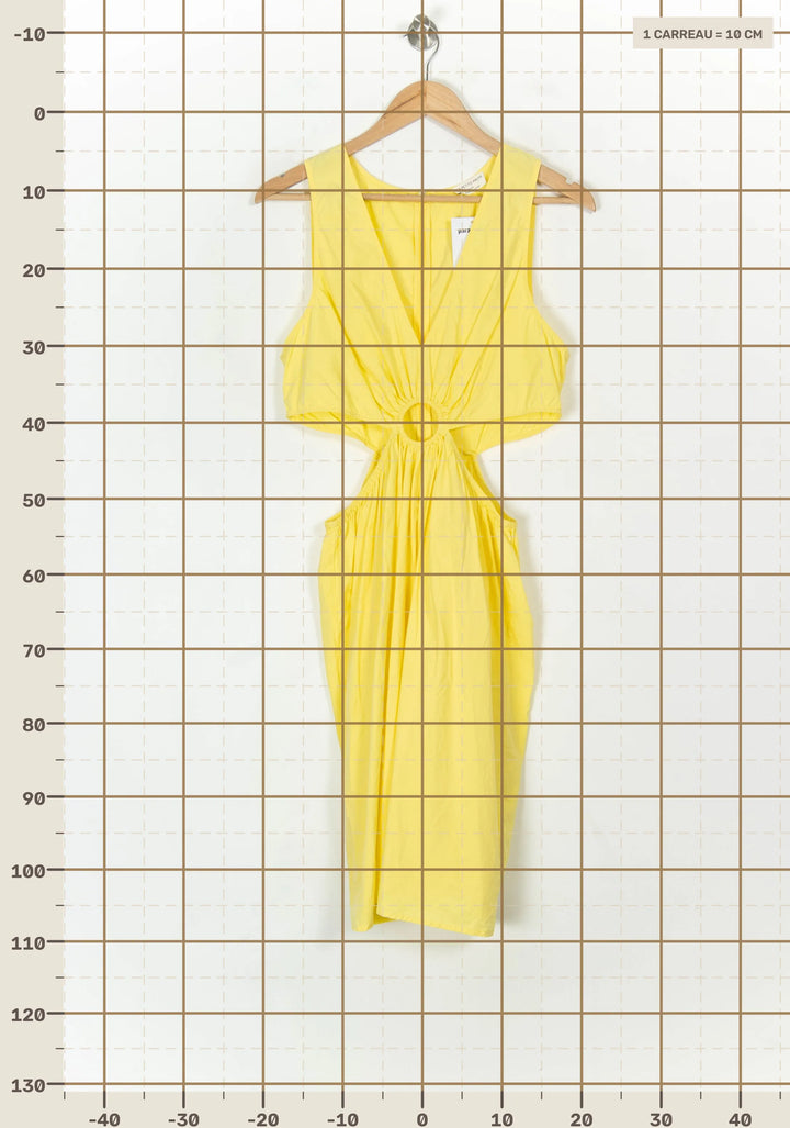 Robe Courte Jaune - Taille XL/42 de la marque Des petits hauts | PARAD121296 - Vendu par Paradigme - Image 4