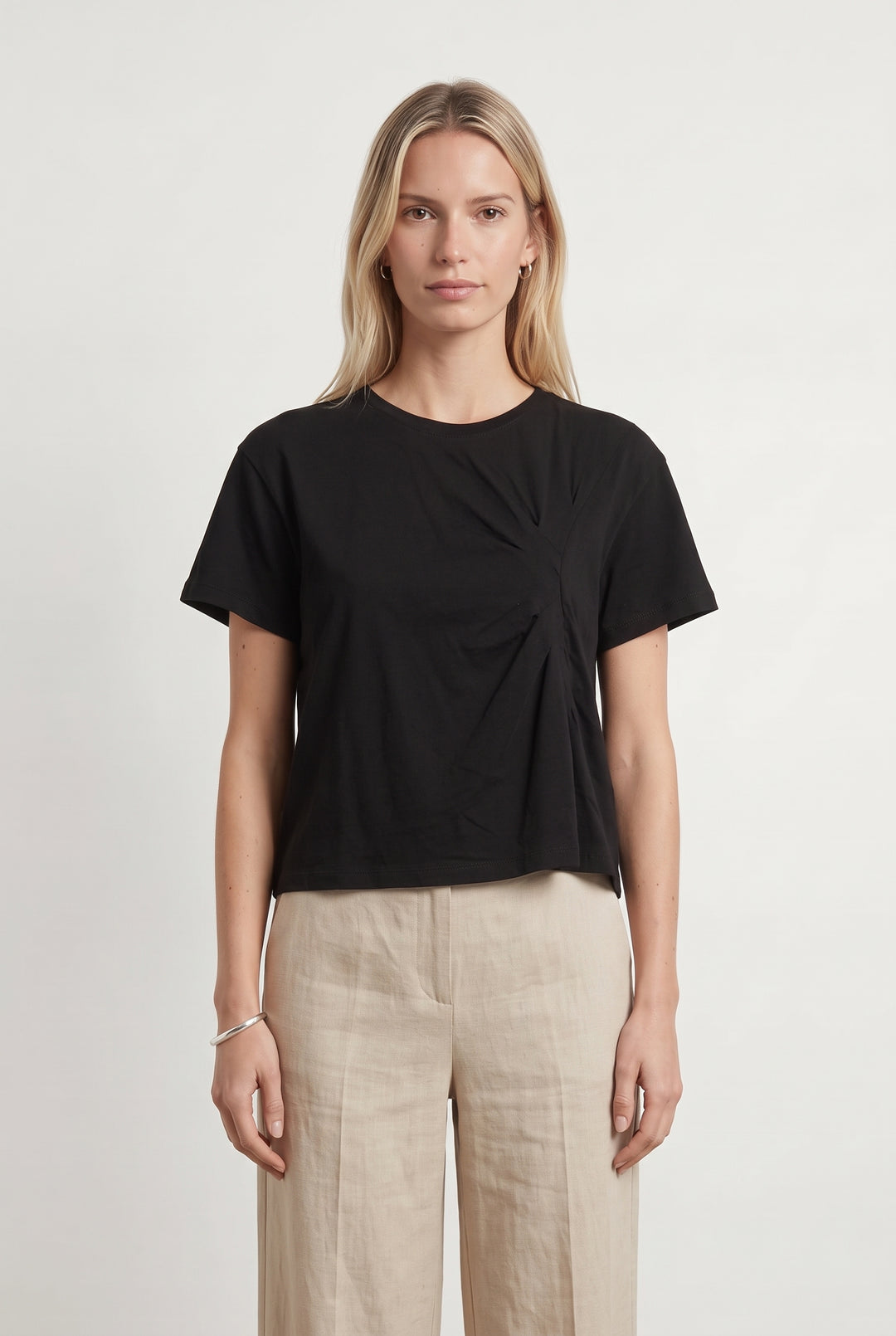 Tee-shirt Noir - Taille M/38 de la marque Liu Jo | PARAD121299 - Vendu par Paradigme - Image 1