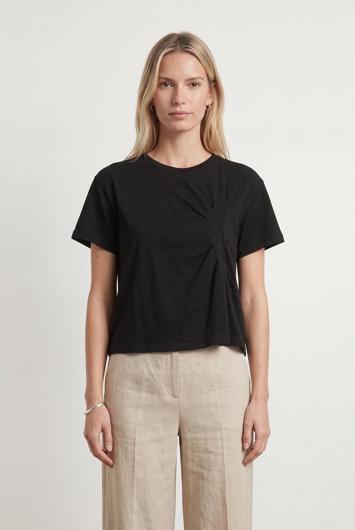 Tee-shirt Noir - Taille M/38 de la marque Liu Jo | PARAD121299 - Vendu par Paradigme - Image 1