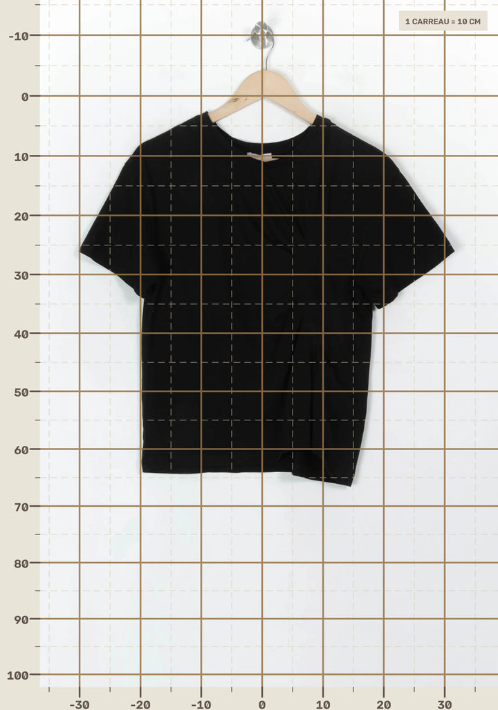 Tee-shirt Noir - Taille M/38 de la marque Liu Jo | PARAD121299 - Vendu par Paradigme - Image 4