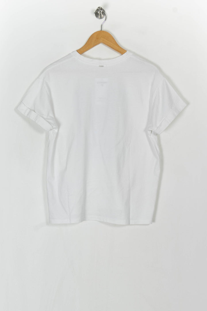 Tee-shirt Blanc et Noir - Taille L/40 de la marque IKKS | PARAD121301 - Vendu par Paradigme - Image 5