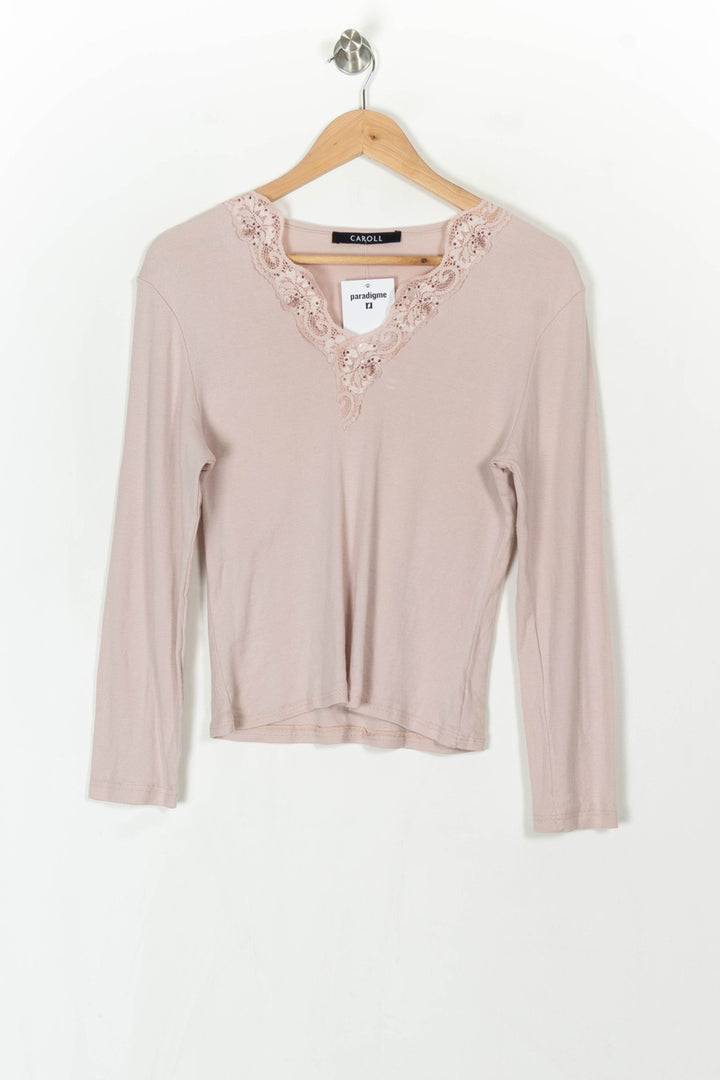 Tee-shirt Rose - Taille XXL/44 de la marque Caroll | PARAD121303 - Vendu par Paradigme - Image 2