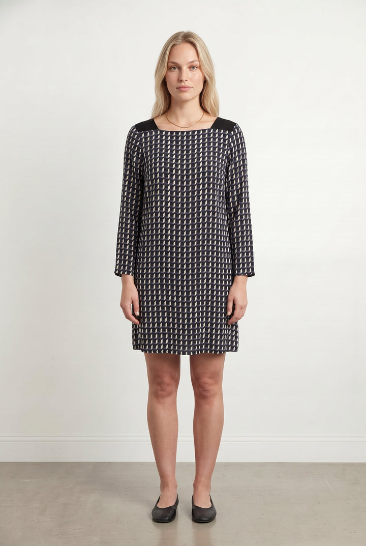 Robe Noire et Blanche - Taille L/40 de la marque La Fée Maraboutée | PARAD121305 - Vendu par Paradigme - Image 1