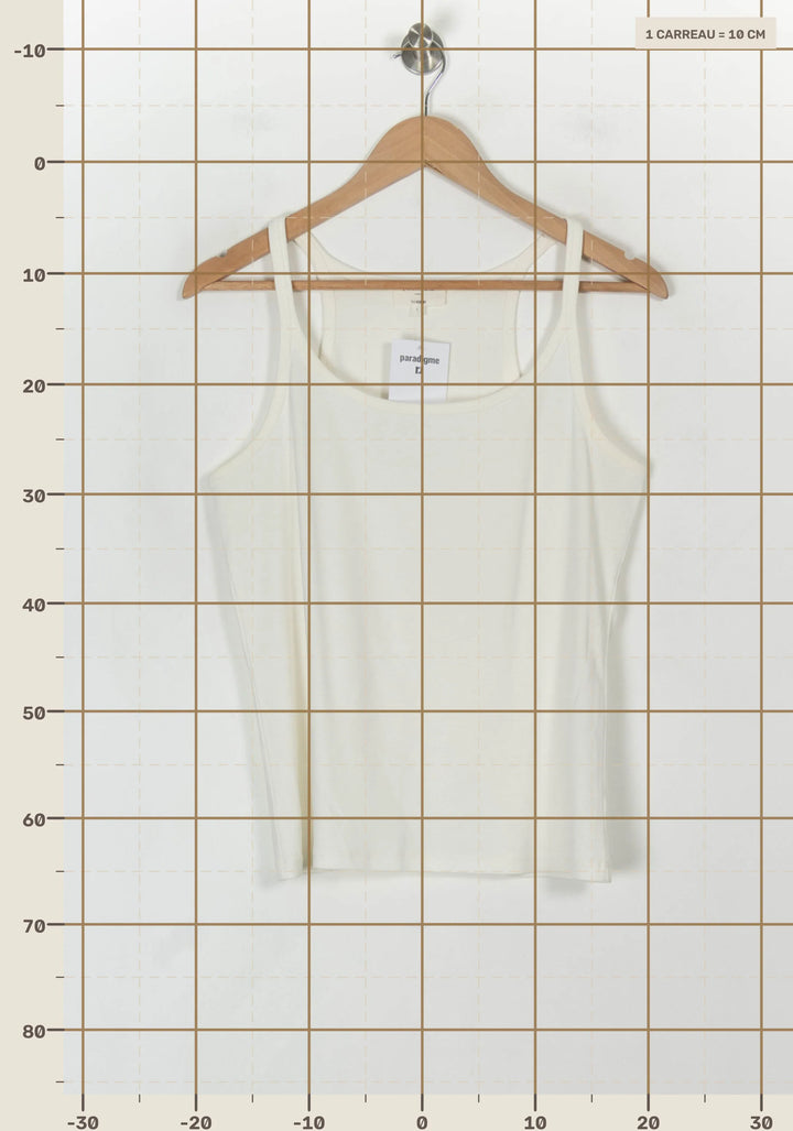 Débardeur Blanc - Taille L/40 de la marque Maison 123 | PARAD121307 - Vendu par Paradigme - Image 4