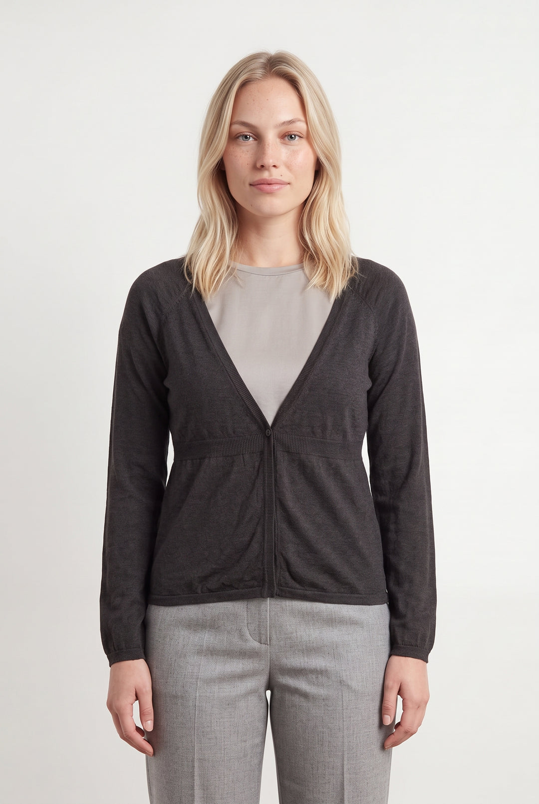 Cardigan Marron - Taille L/40 de la marque Comptoir des Cotonniers | PARAD121309 - Vendu par Paradigme - Image 1