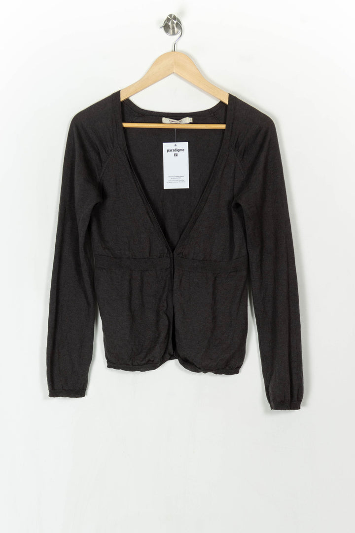Cardigan Marron - Taille L/40 de la marque Comptoir des Cotonniers | PARAD121309 - Vendu par Paradigme - Image 2