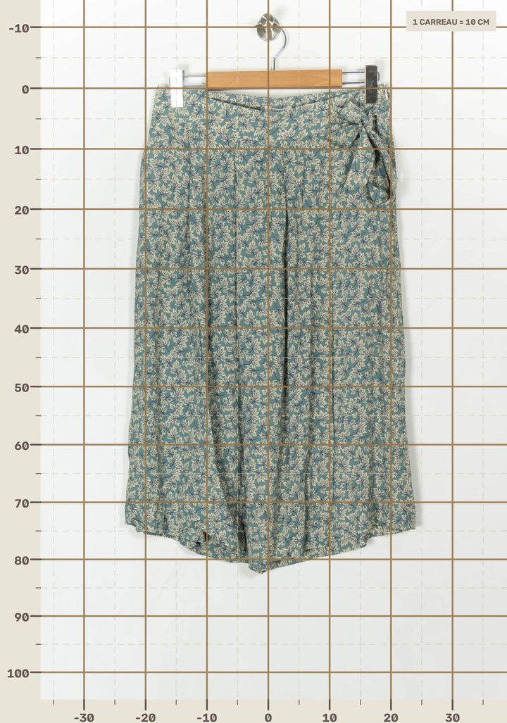 Pantalon Large Bleu et Beige - Taille XL/42 de la marque Caroll | PARAD121311 - Vendu par Paradigme - Image 4