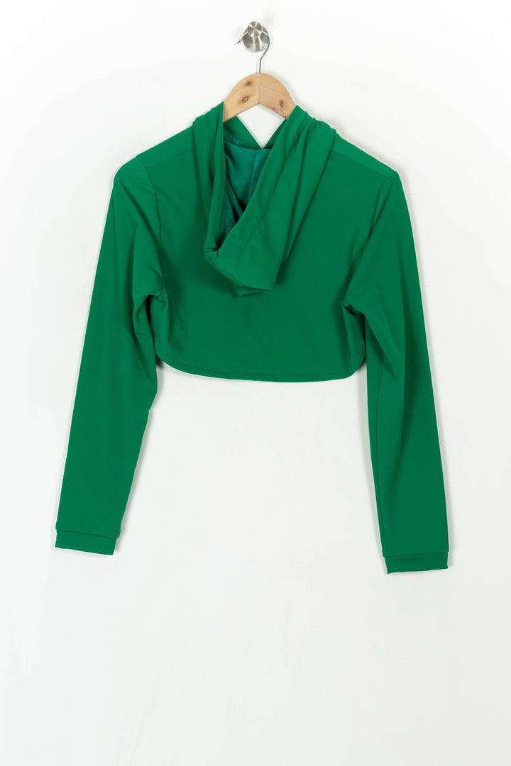 Sweat À Capuche Court Vert - Taille M/38 de la marque Indies | PARAD121318 - Vendu par Paradigme - Image 5