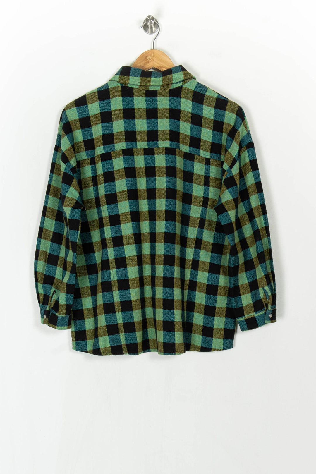 Chemise à Carreaux Verte et Noire - Taille M/38 de la marque Imprevu | PARAD121319 - Vendu par Paradigme - Image 5