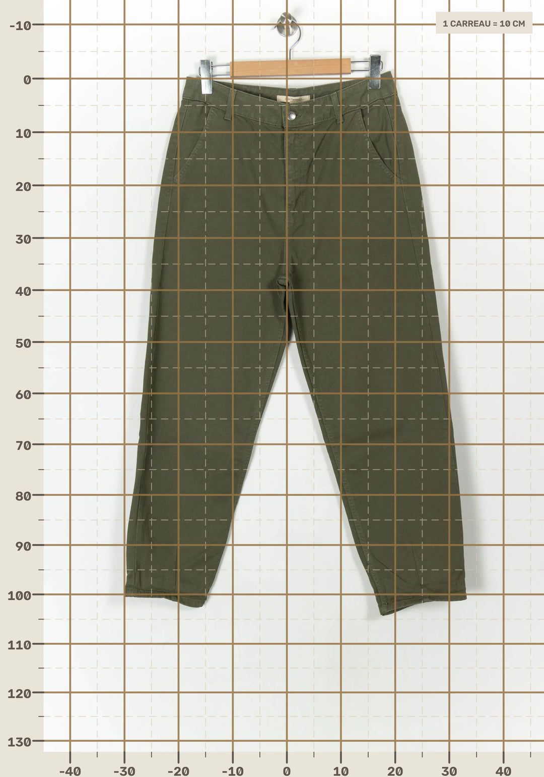 Pantalon Vert - Taille XL/42 de la marque La Fée Maraboutée | PARAD121320 - Vendu par Paradigme - Image 4