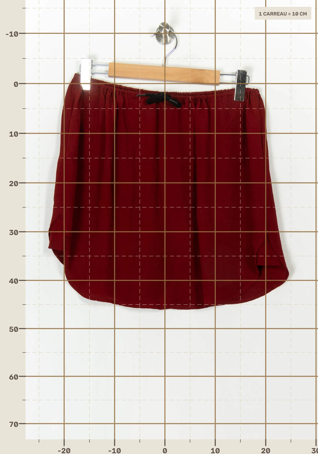 Jupe Courte Rouge - Taille S/36 de la marque Isabel Marant étoile | PARAD121322 - Vendu par Paradigme - Image 4