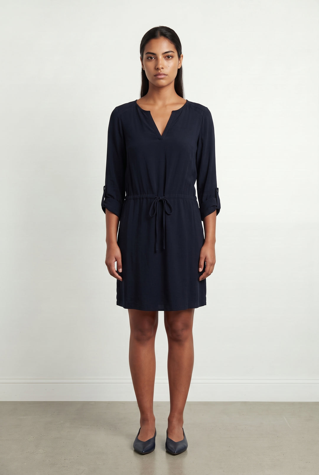 Robe Midi Bleue - Taille L/40 de la marque Caroll | PARAD121323 - Vendu par Paradigme - Image 1
