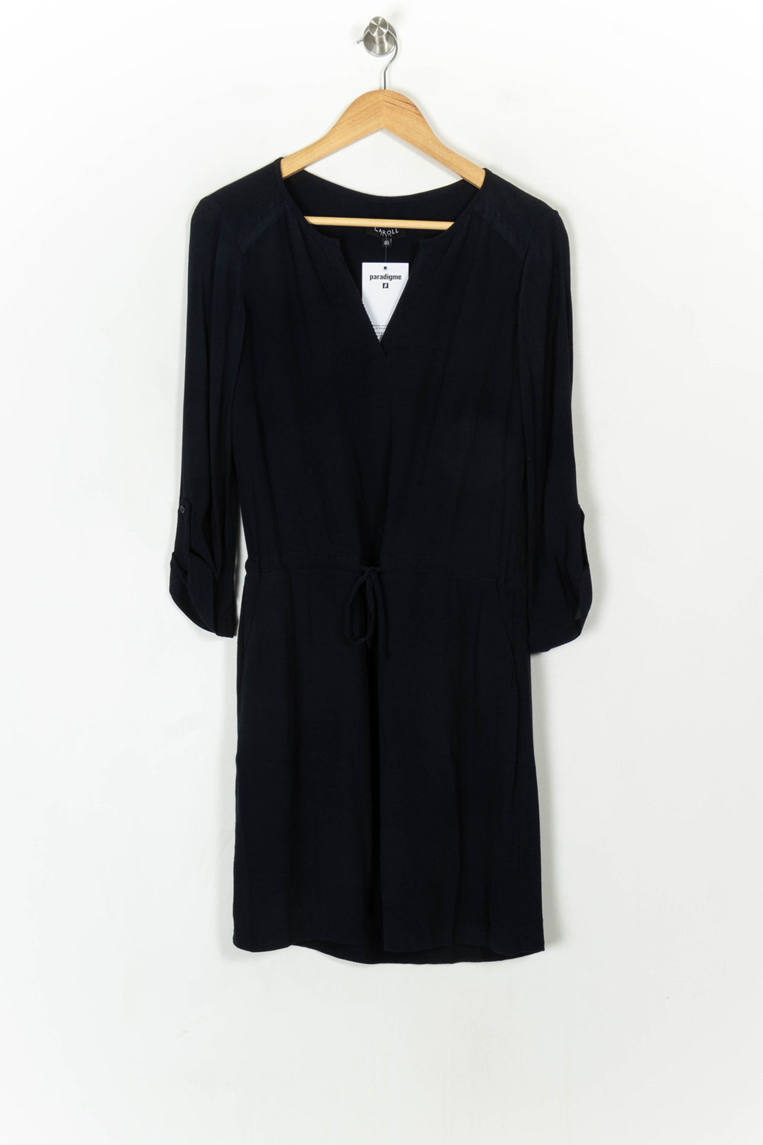 Robe Midi Bleue - Taille L/40 de la marque Caroll | PARAD121323 - Vendu par Paradigme - Image 2