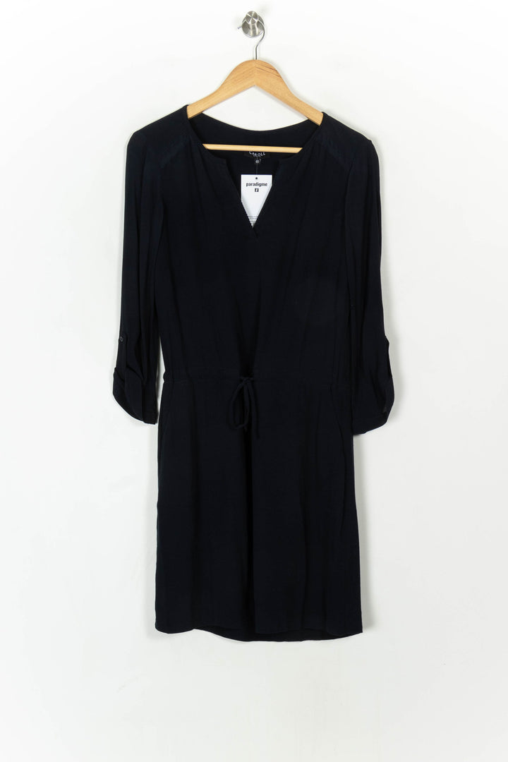 Robe Midi Bleue - Taille L/40 de la marque Caroll | PARAD121323 - Vendu par Paradigme - Image 2