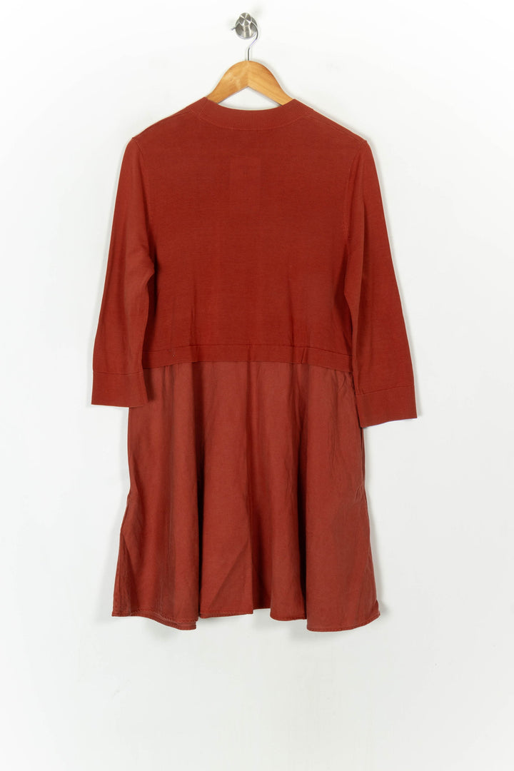 Robe Midi Orange - Taille M/38 de la marque COS | PARAD121332 - Vendu par Paradigme - Image 5