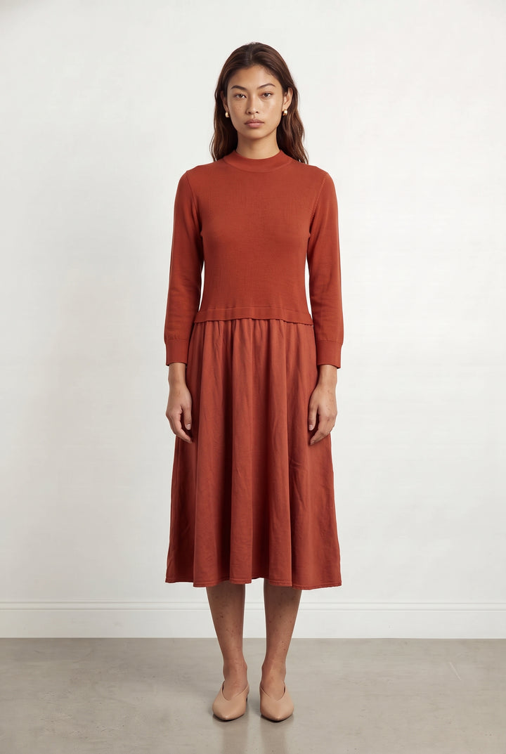 Robe Midi Orange - Taille M/38 de la marque COS | PARAD121332 - Vendu par Paradigme - Image 1