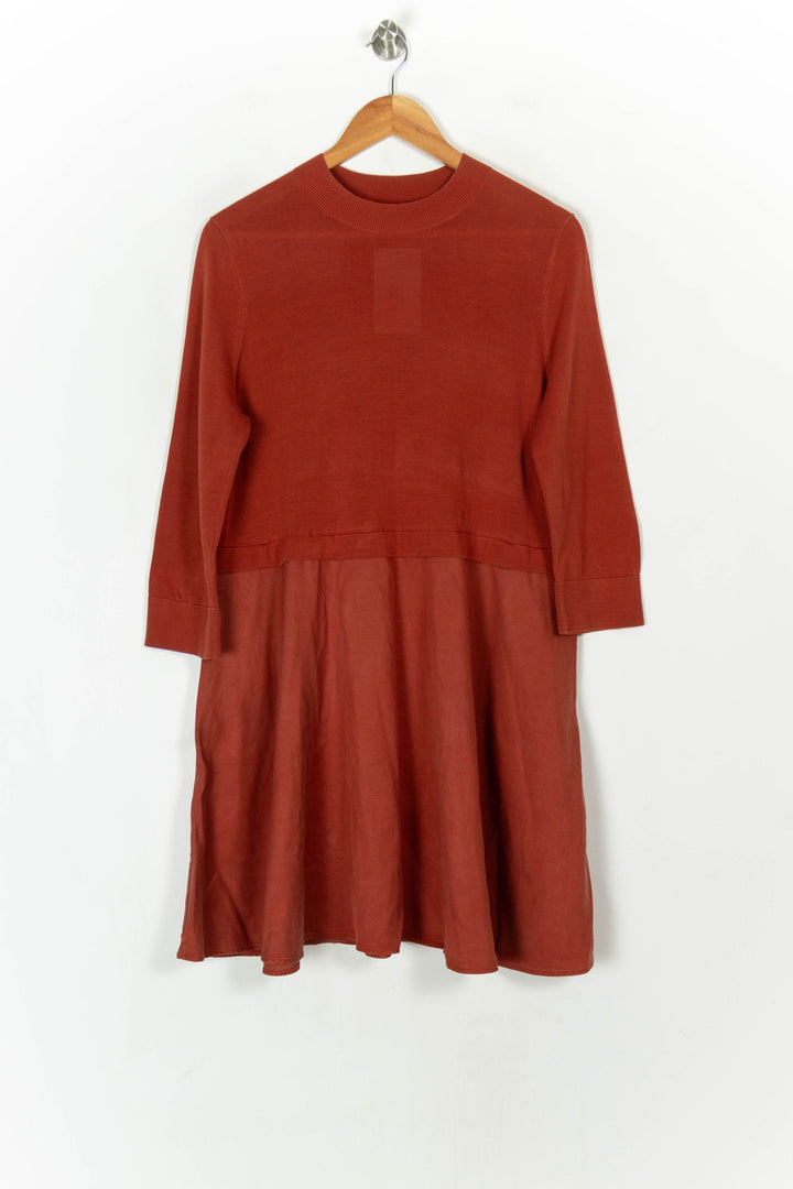 Robe Midi Orange - Taille M/38 de la marque COS | PARAD121332 - Vendu par Paradigme - Image 2