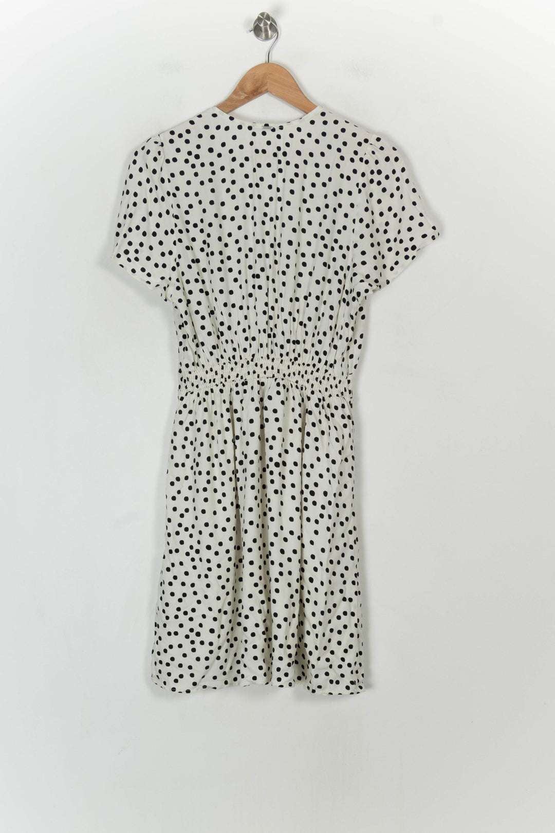 Robe Courte Blanche et Noire - Taille L/40 de la marque IKKS | PARAD121333 - Vendu par Paradigme - Image 5