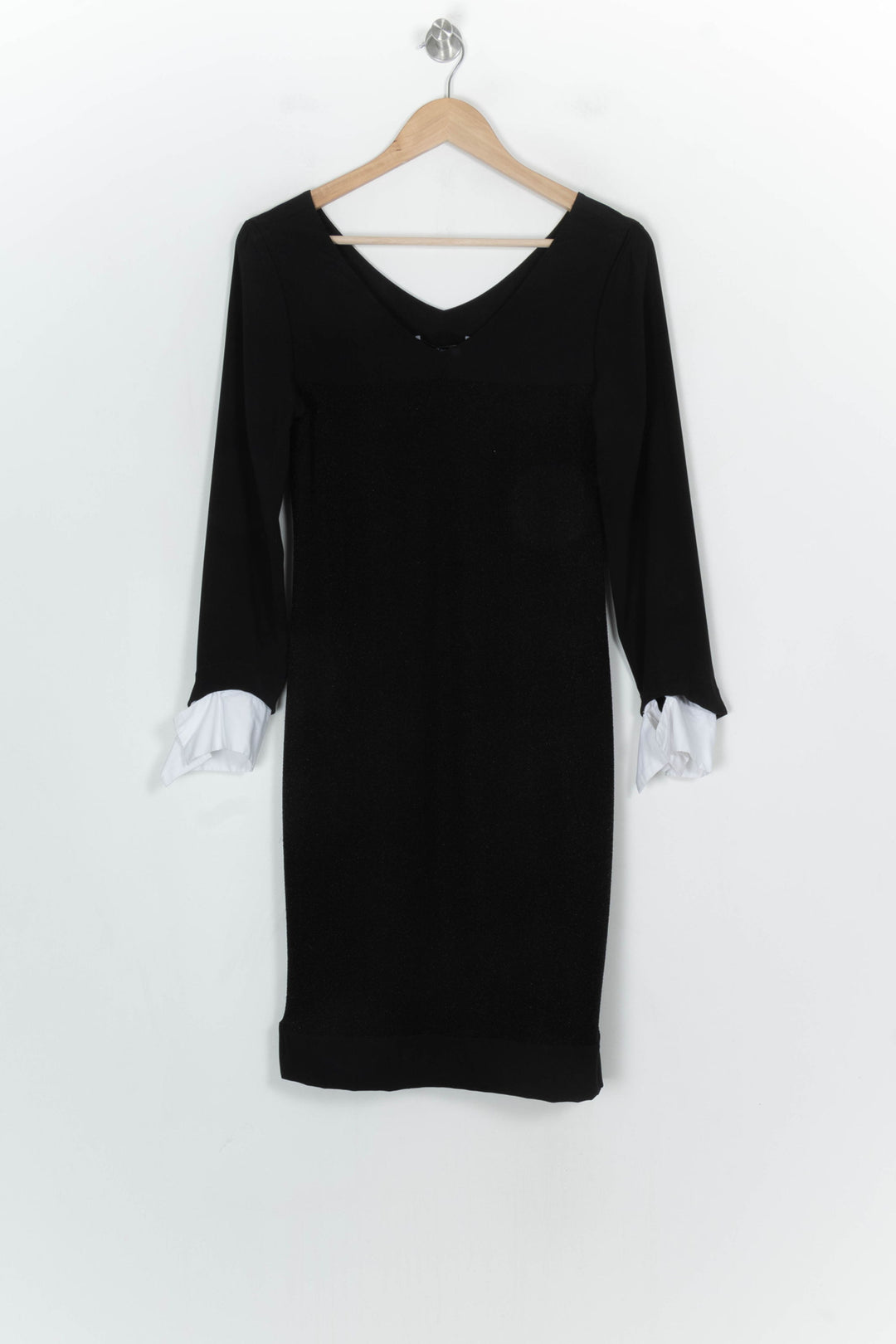 Robe Mi-longue Noire et Blanche - Taille M/38 de la marque Bleu Blanc Rouge | PARAD121340 - Vendu par Paradigme - Image 2