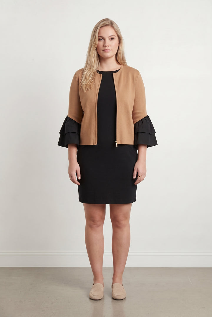 Robe Noire - Taille XXL/44 de la marque Indies | PARAD121342 - Vendu par Paradigme - Image 1