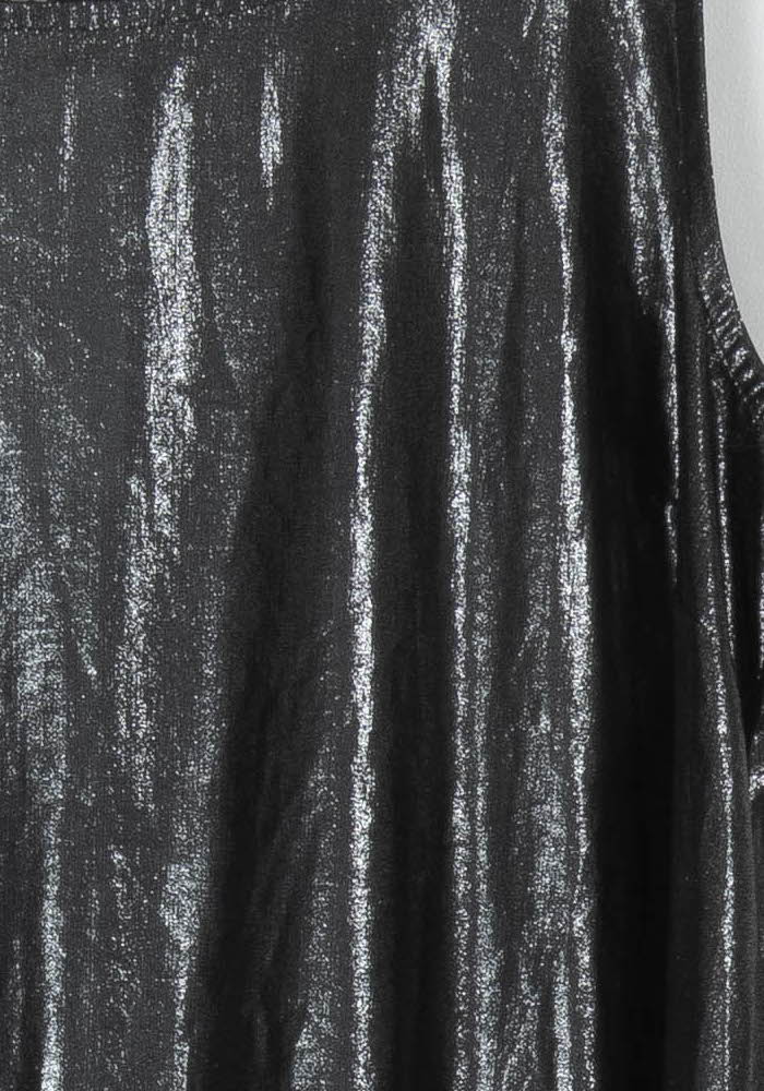 Robe Sans Manches Argentée et Noire - Taille XL/42 de la marque Indies | PARAD121344 - Vendu par Paradigme - Image 3