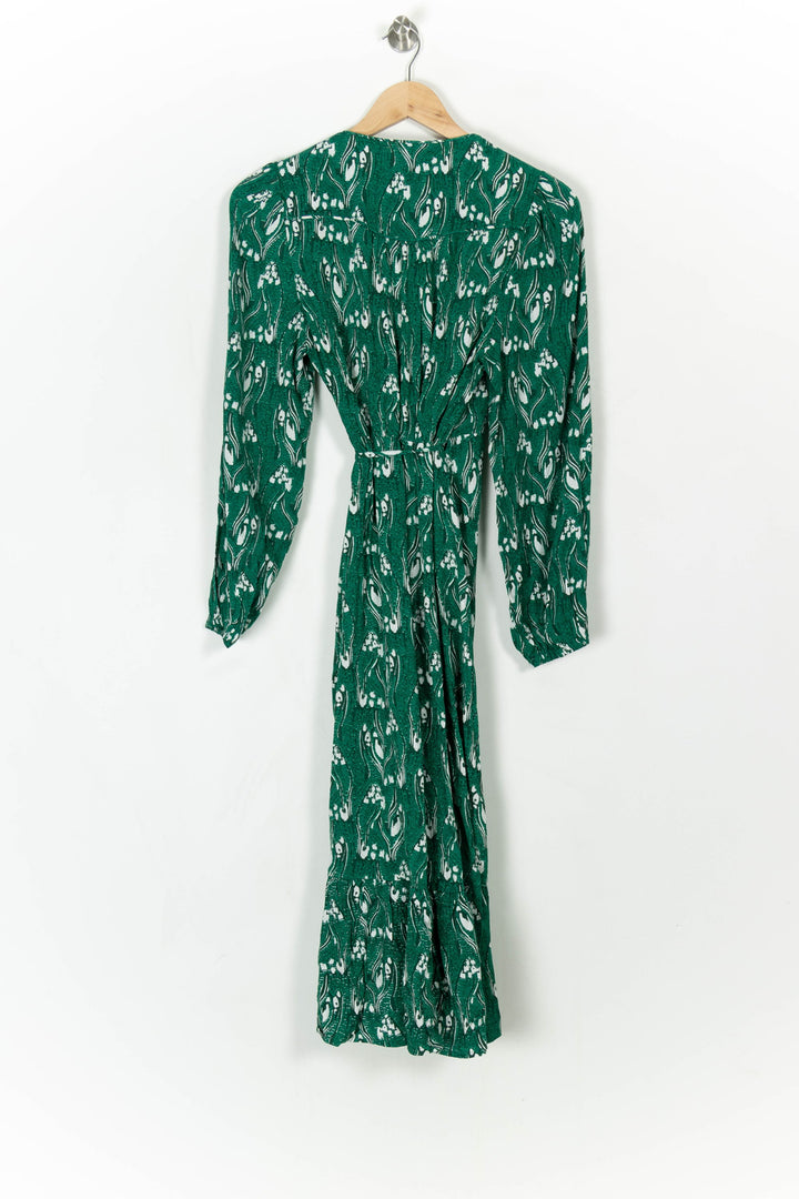 Robe Longue Verte et Blanche - Taille S/36 de la marque Suncoo | PARAD121346 - Vendu par Paradigme - Image 5