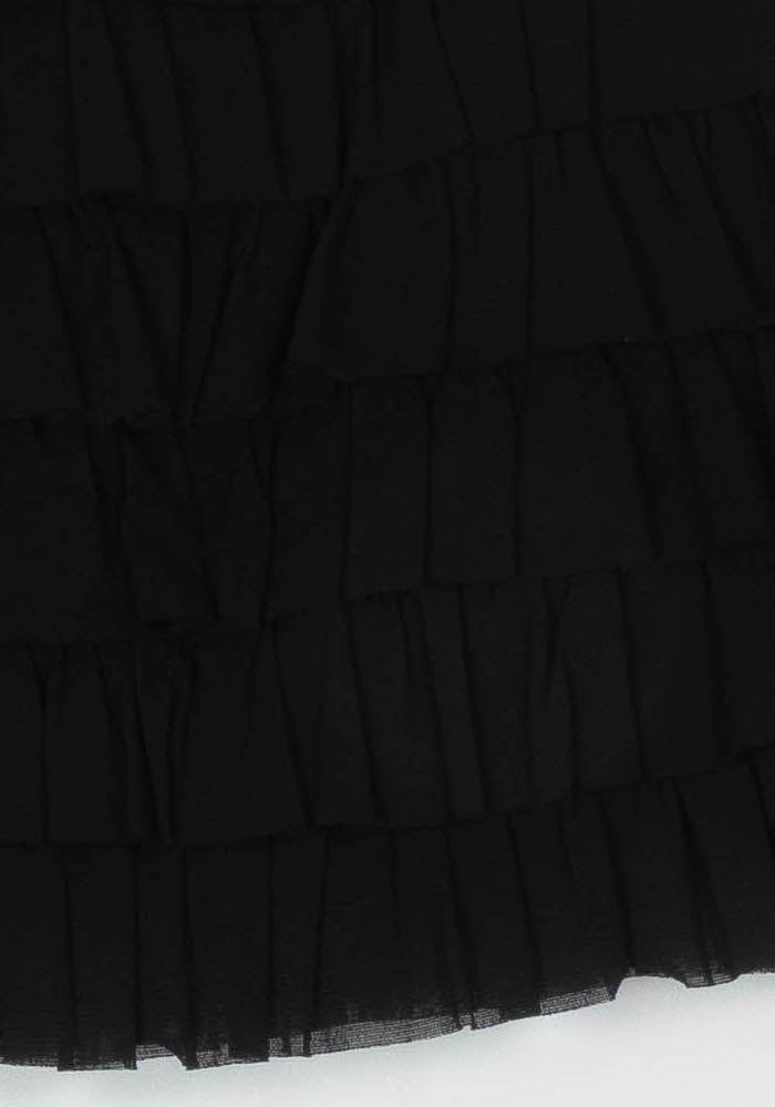 Jupe Volantée Noire - Taille L/40 de la marque Caroll | PARAD121347 - Vendu par Paradigme - Image 3