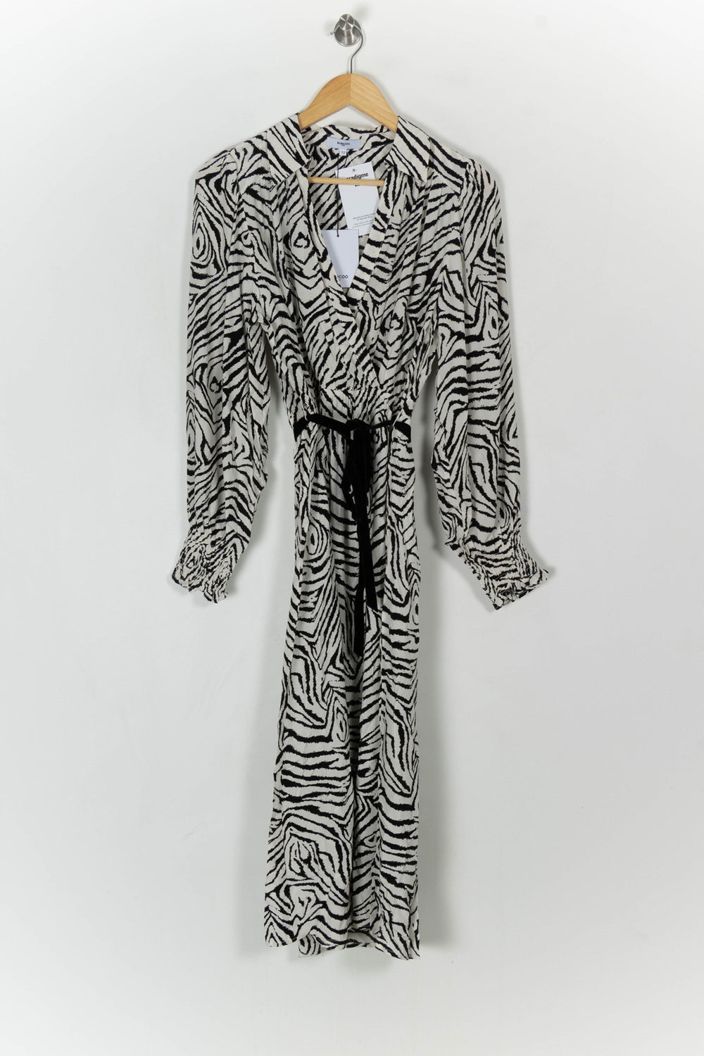 Robe Longue Noire et Blanche - Taille M/38 de la marque Suncoo | PARAD121349 - Vendu par Paradigme - Image 2