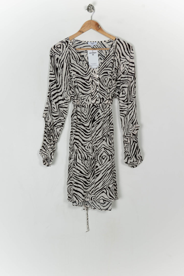 Robe Courte Noire et Blanche - Taille M/38 de la marque Suncoo | PARAD121351 - Vendu par Paradigme - Image 2