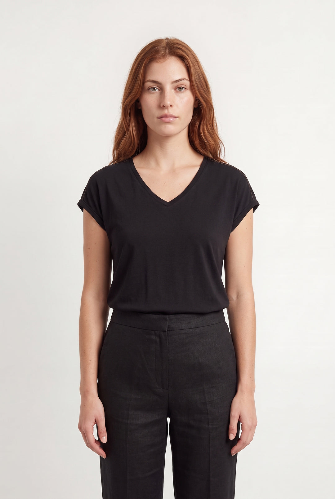 Tee-shirt Noir - Taille M/38 de la marque La Fée Maraboutée | PARAD121353 - Vendu par Paradigme - Image 1