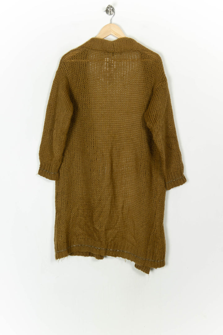 Cardigan Marron - Taille XS/34 de la marque La Fée Maraboutée | PARAD121357 - Vendu par Paradigme - Image 5